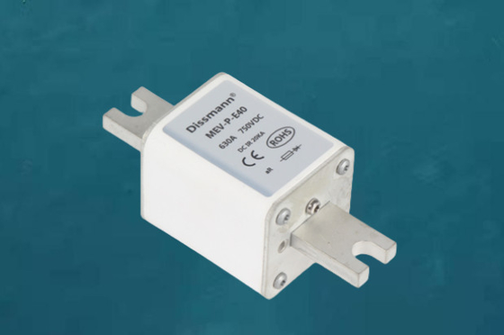 DC750V MEV Square Ceramic Car Fuse Untuk Perlindungan Semikonduktor