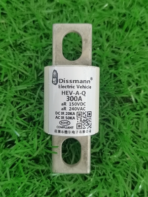 EV / HEV 250 Volt Mobil DC Sekering Kendaraan Listrik Untuk Stasiun Pengisian 300Amp