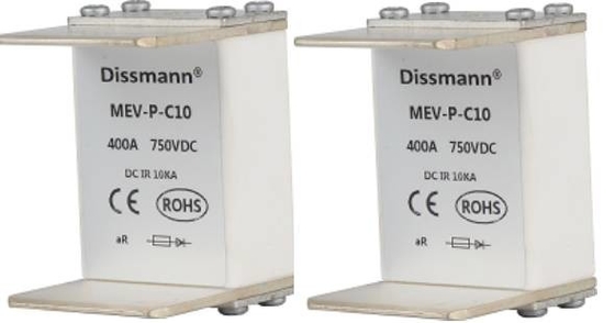 Sistem Penyimpanan Energi 1000VDC Fuse Baut Sertifikat CE Dipasang