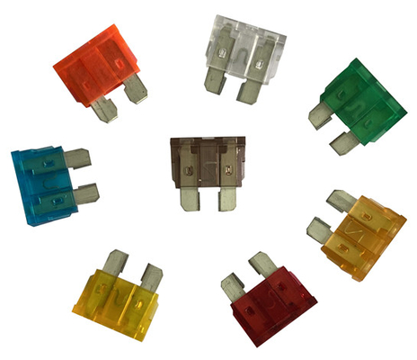 UL-248 Standard Automotive Blade Fuse DC32V 1A-40A Untuk Mobil Truk Kapal