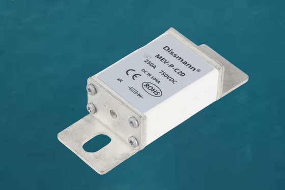 Kapasitas Putus Tinggi DC750V MEV Fuse Untuk Sistem Penyimpanan Energi
