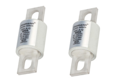 80amp 1000VDC Ceramic Fuse Penggunaan Utama Untuk Perlindungan EV / HEV