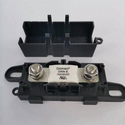 Steker Datar DC32V Sekering Tegangan Rendah Bersertifikat UL Dengan Fuse Holder