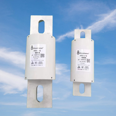 Glass Fiber 600 Amp Semiconductor Fuse Untuk EV Charger TUV Disetujui