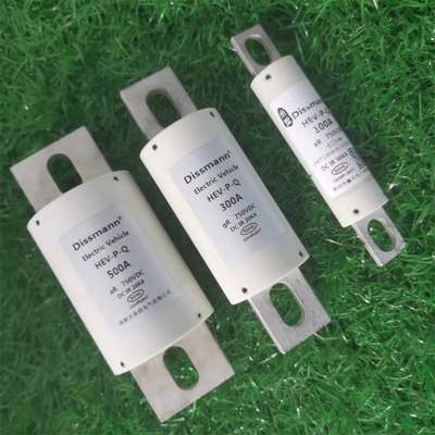 750VDC Penyimpanan Energi Dissmann 300Amp DC Bahan Tabung Serat Sekering