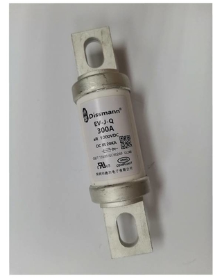 Pengisi Daya Cepat 1000VDC Sekering Tipe Baut 300 Amp, Sekering EV Standar TUV Tegangan Tinggi