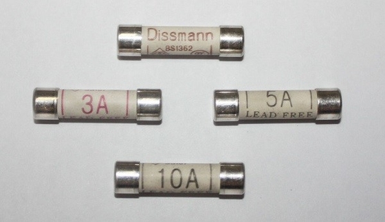Bs1362 3a British Standard Fuse Sertifikat ASTA Bahan Tabung Keramik