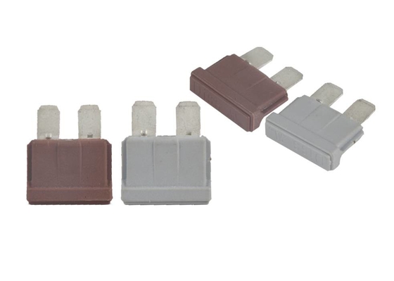 Otomotif Terang 1 Amp Fast Acting Fuse Bahan PBT Bentuk Datar