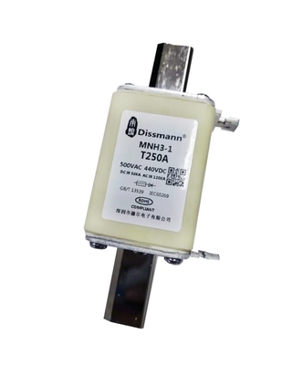Fiber Pipe High Voltage Automotive Fuse, Nh Fuse 250a CCC Certified