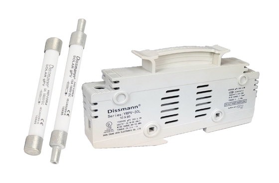 10 × 85 Pv Solar Fuse, White 30 Amp Micro Cartridge Fuse Standar IEC60269.6