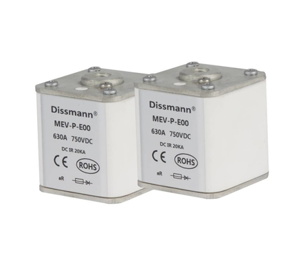 Pengisian Tumpukan Solar PV Fuse DC20KA Breaking Capacity Bahan Keramik