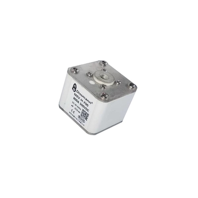 500VDC Tegangan Tinggi Hrc Fuse Cartridge Fuse Seri MEV Dengan Paduan Pin