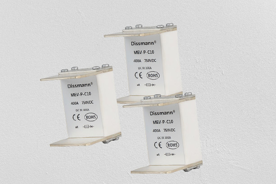 750V DC Energy Storage System Fuse Untuk Kapasitas Pemutusan Inverter DC10KA