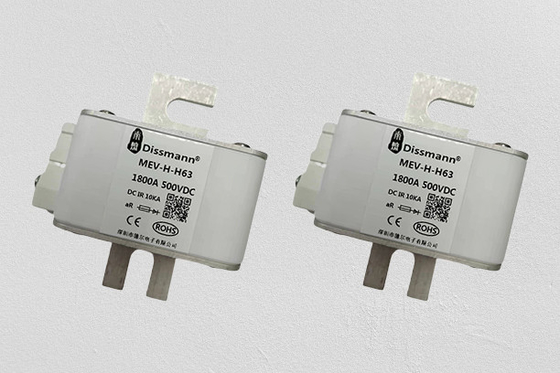 Sekering Perlindungan Semikonduktor Putih 1800A, Sekering Keramik 500v IEC60269