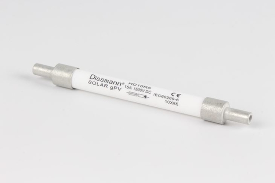 Perlindungan AR 10mm X 38mm Fuse Pv Solar Ceramic Material Model HD10D