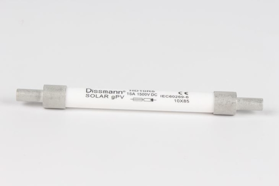 Perlindungan AR 10mm X 38mm Fuse Pv Solar Ceramic Material Model HD10D