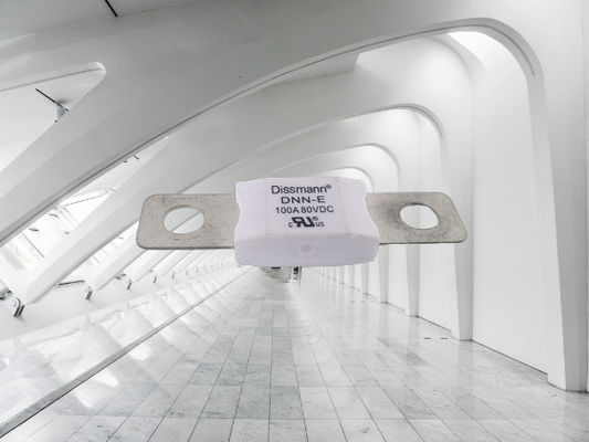 Sekring Otomotif Keramik 58VDC, Sekering Kendaraan Listrik 100A Tegangan Rendah