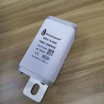 Dissmann MEV Series Square Fuse 1000VDC Tegangan Tinggi Untuk Tumpukan Pengisian